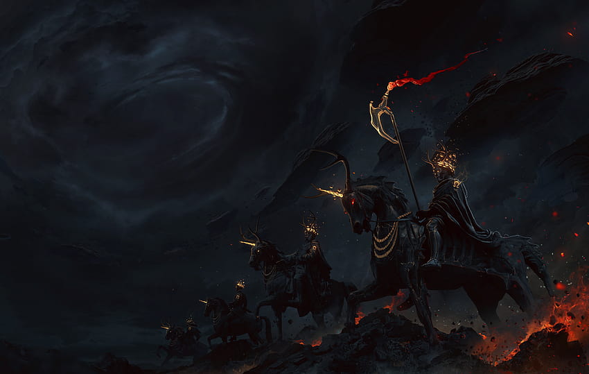 The 4 horsemen of the Apocalypse : HD wallpaper