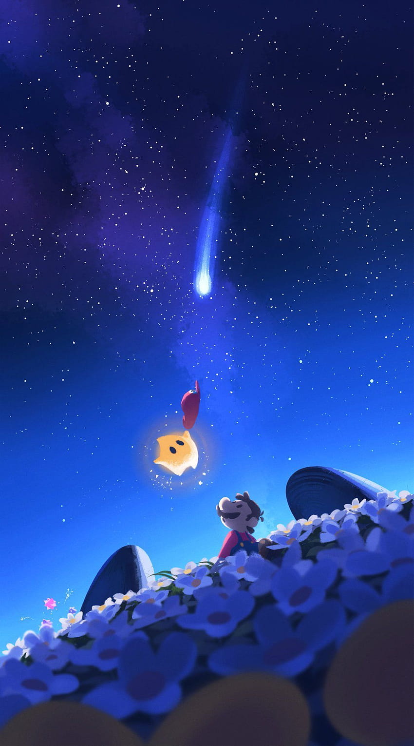 Super Mario 3D AllStars  Super Mario Galaxy Wallpaper  Cat with Monocle