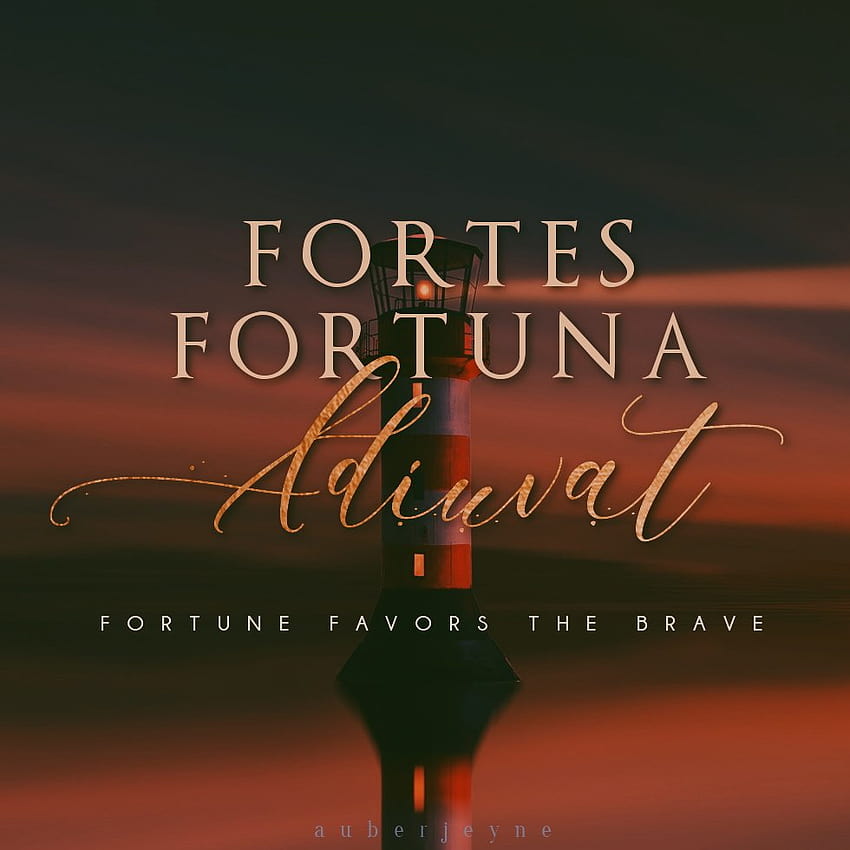 Fortis Fortuna Adiuvat - Latin phrase meaning 