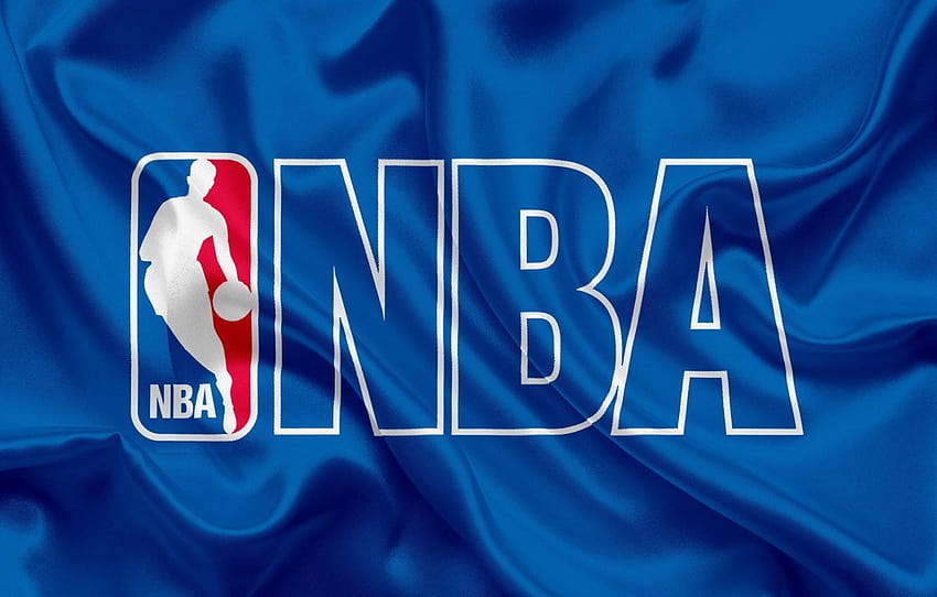 spor, logo, basketbol, ​​NBA için, nba logosu minimalist HD duvar kağıdı
