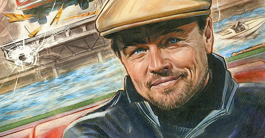 Leonardo DiCaprio jest uprzejmym Rickiem Daltonem w Operazione Dyn Tapeta HD