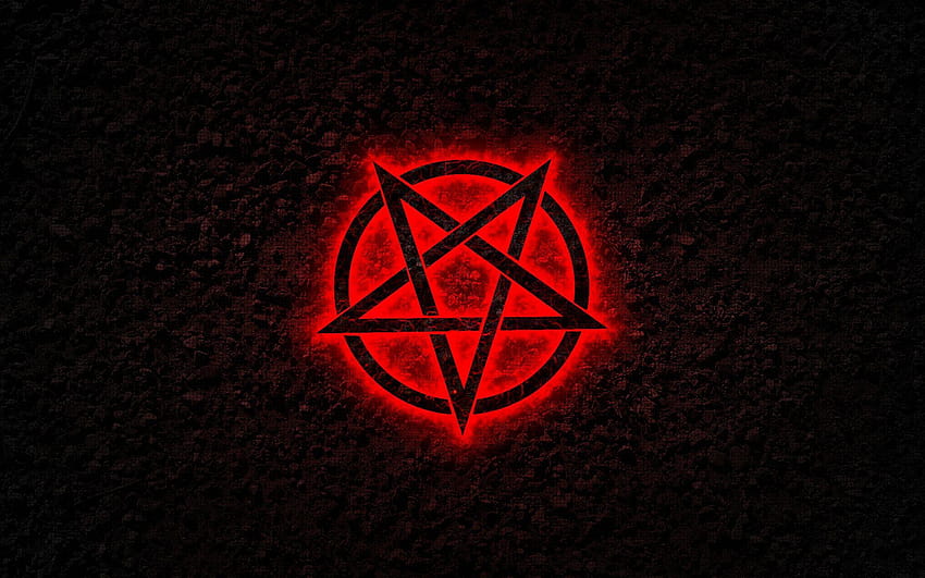 Satanist ·①, simbol baphomet HD duvar kağıdı