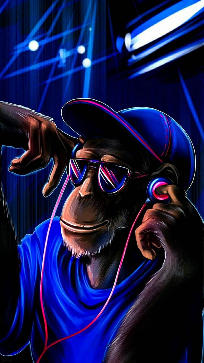 Cool Monkey, swag monkey HD phone wallpaper