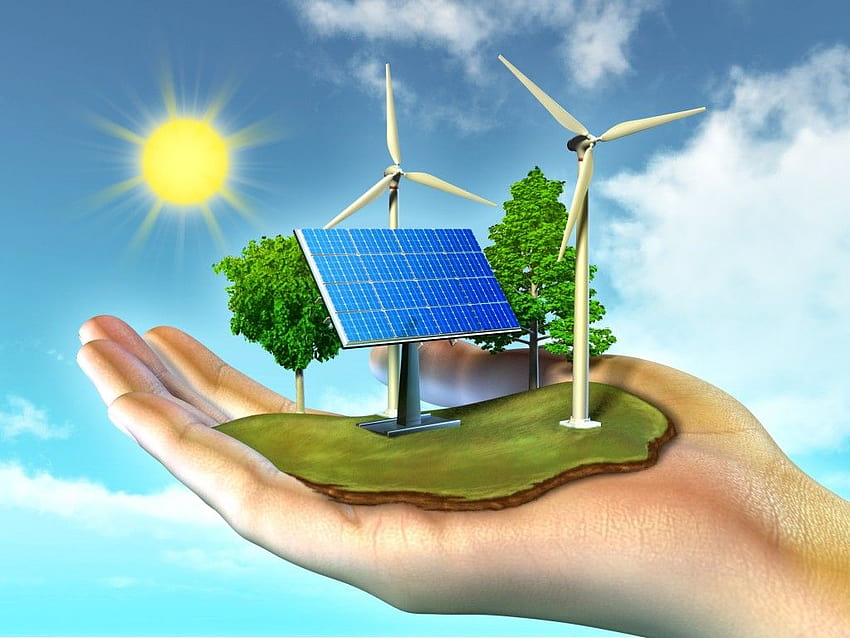 Erneuerbare Energie, saubere Energie HD-Hintergrundbild