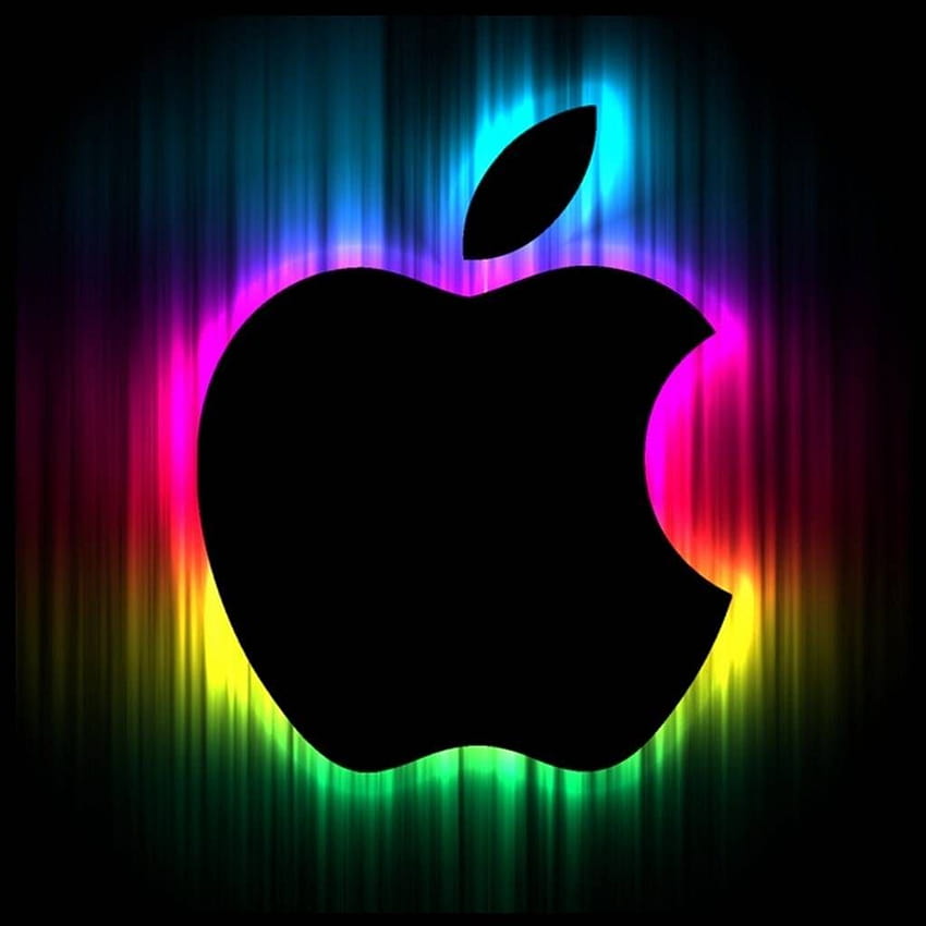 Logotipo Neon da Apple Papel de parede de celular HD