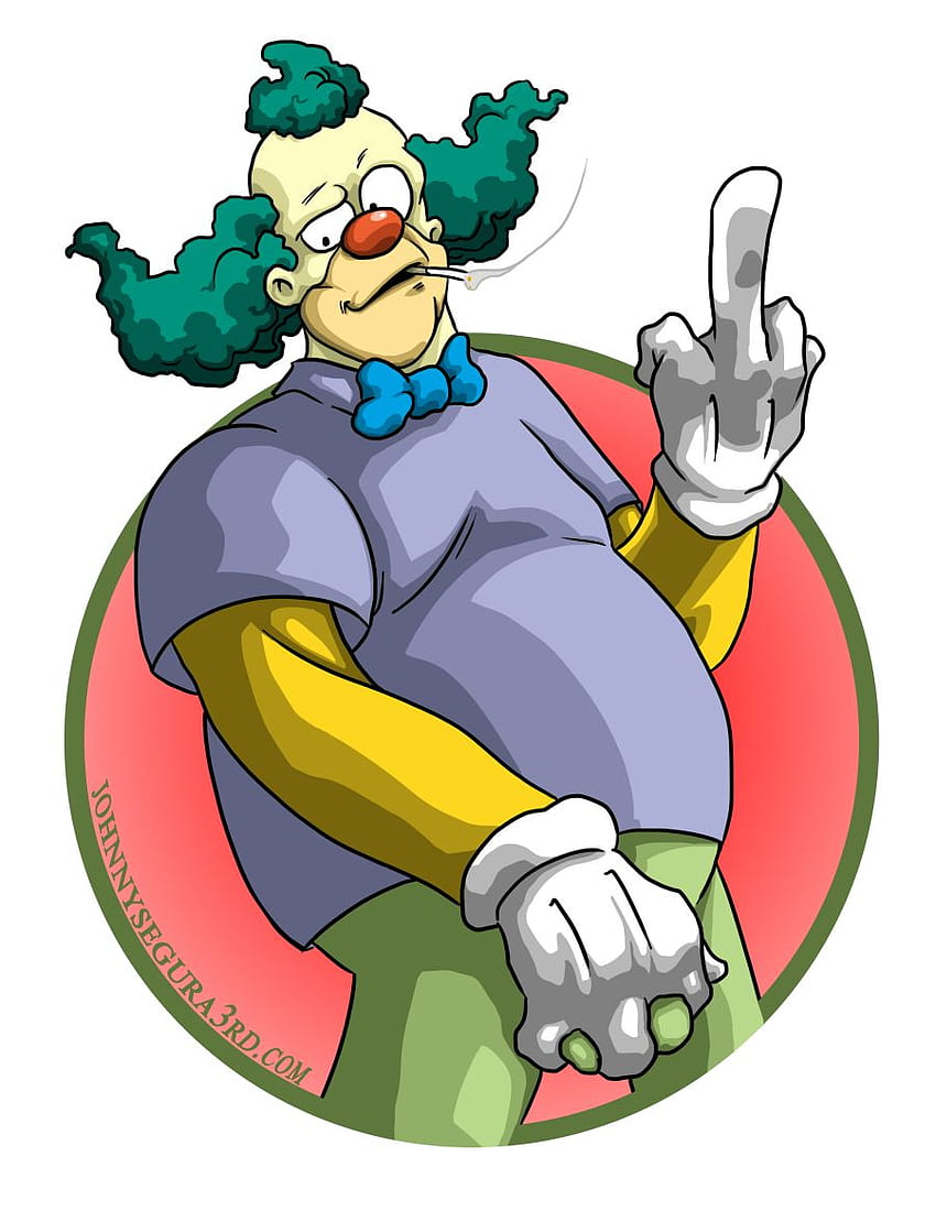 Clip.Cookdiary, krusty the clown HD phone wallpaper