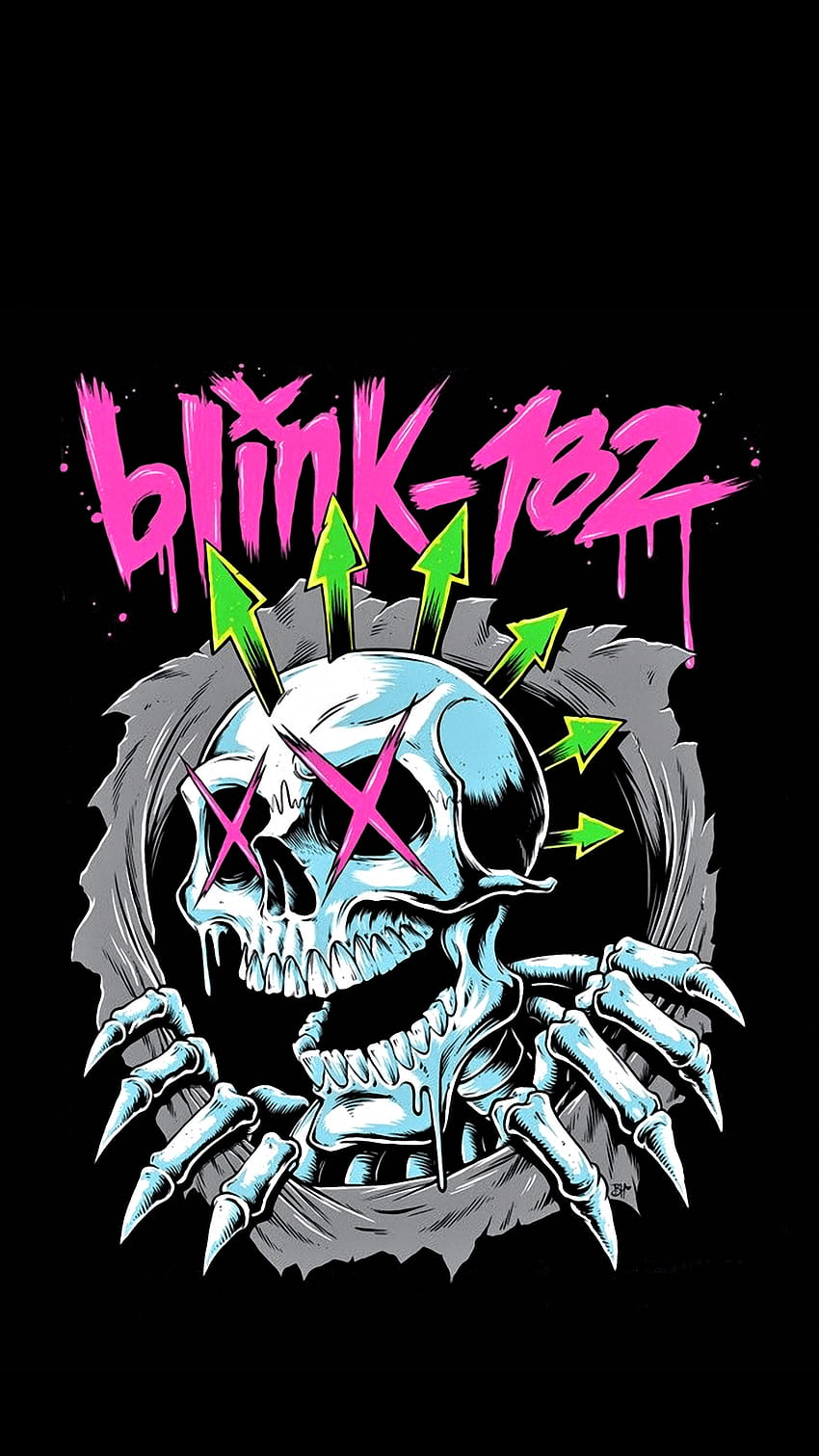 Blink 182 Iphone 5, blink 182 лого HD тапет за телефон