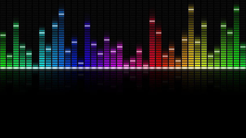 Visualizzazione musicale, equalizzatore grafico gif Sfondo HD