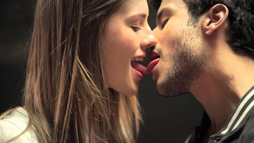 Hot Kiss posté par Zoey Anderson, films de baisers Fond d'écran HD