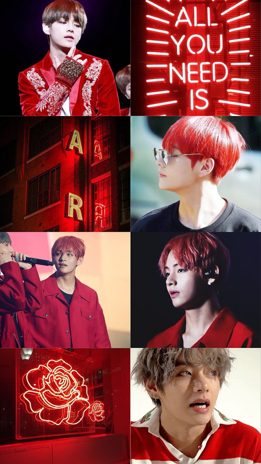Kim Taehyung with RED HAIR is the... - BTS V - Kim Taehyung | Facebook