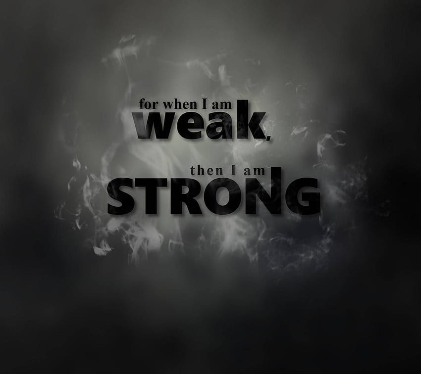 Weak and Strong by banksj1250 HD wallpaper | Pxfuel