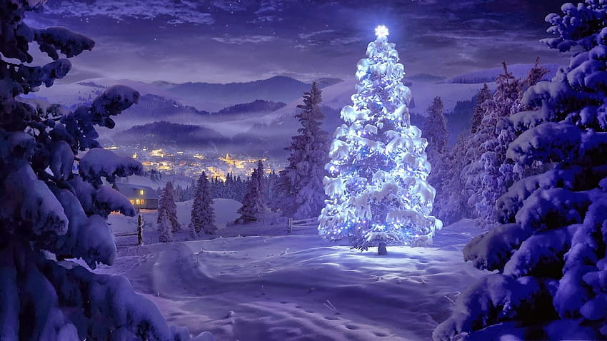 6 Christmas Night, night christmas HD wallpaper | Pxfuel