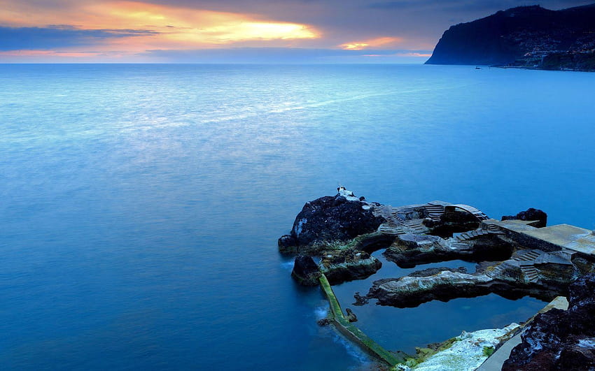 Find out: Madeira Sea on http://picorner/madeira HD wallpaper