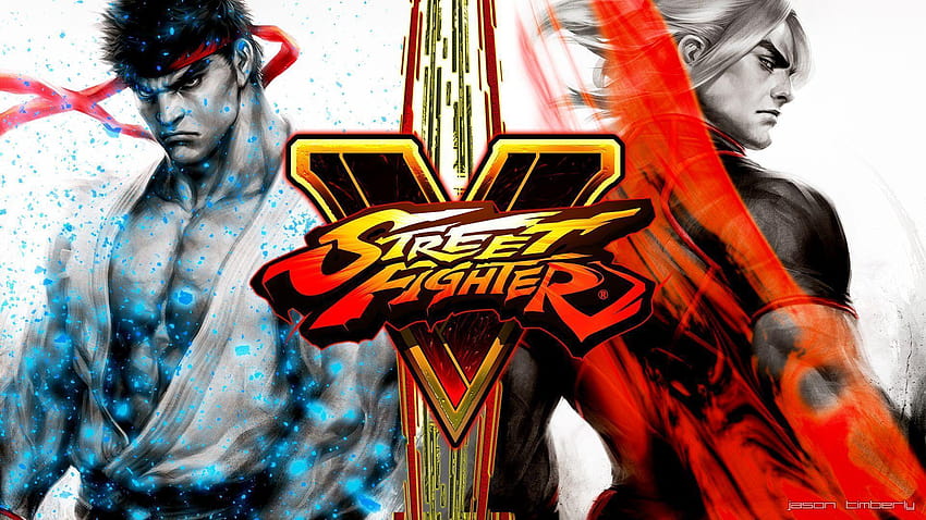 Street Fighter V Ryu ve Ken, JasonTimberly, ken sokak dövüşçüsü HD duvar kağıdı