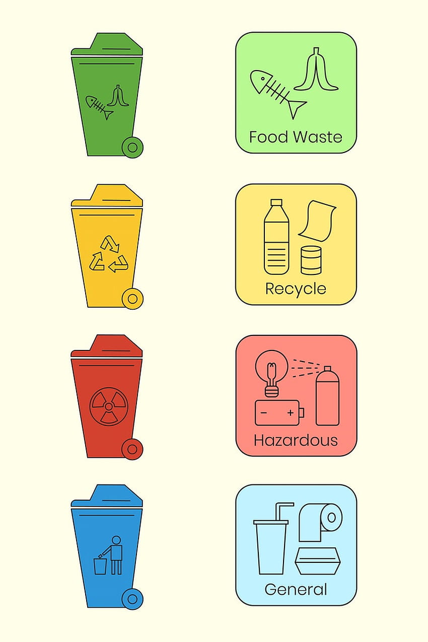 PNG Stickers, & Backgrounds, waste management HD phone wallpaper