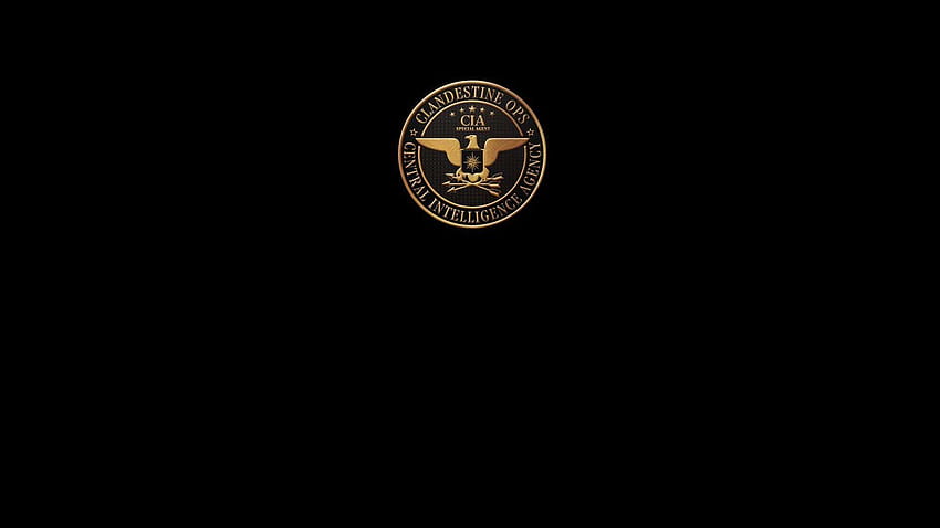 CIA Central Intelligence Agency crime usa amérique espion logo, écran de connexion cia Fond d'écran HD