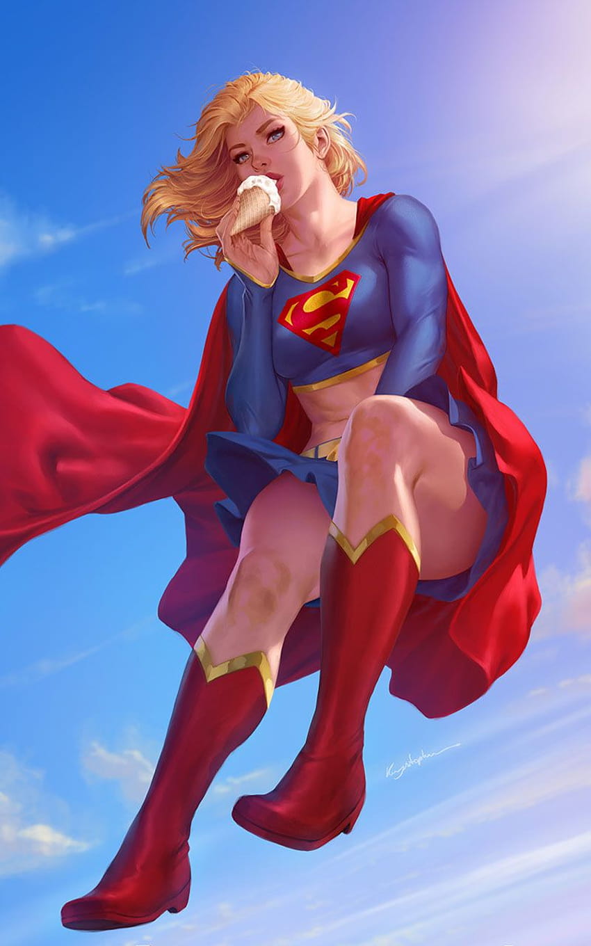 Supergirl Full, supergirl dc comics Sfondo del telefono HD