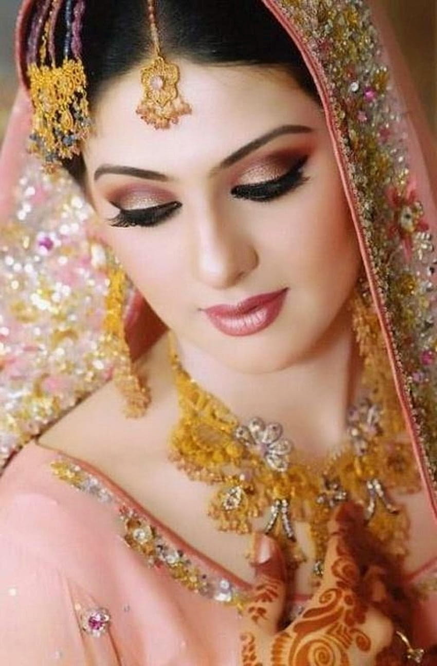 Indian Bridal Makeup HD phone wallpaper