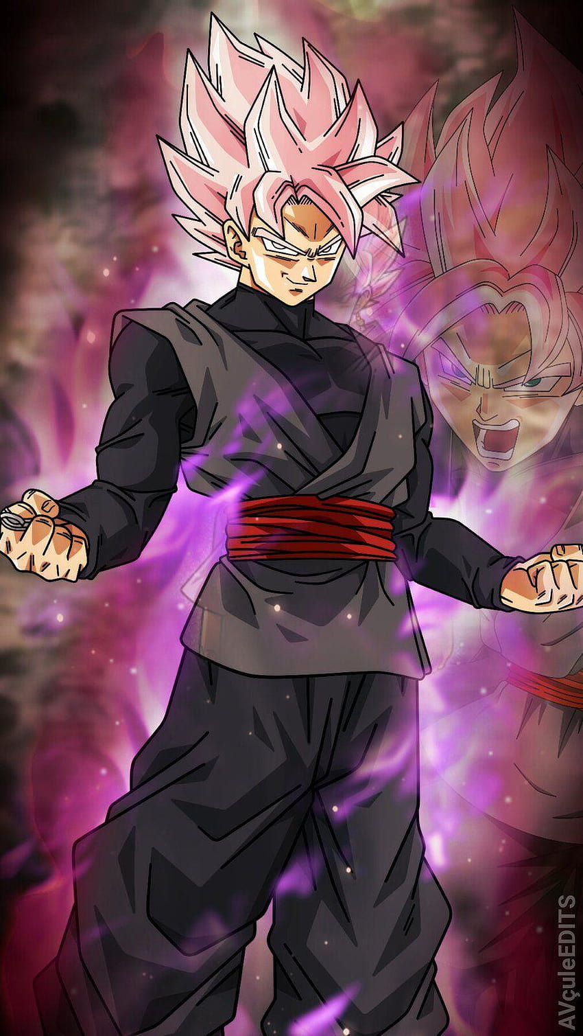 Black Goku SSJ Rose by AbhinavtheCule, goku black rose HD phone ...