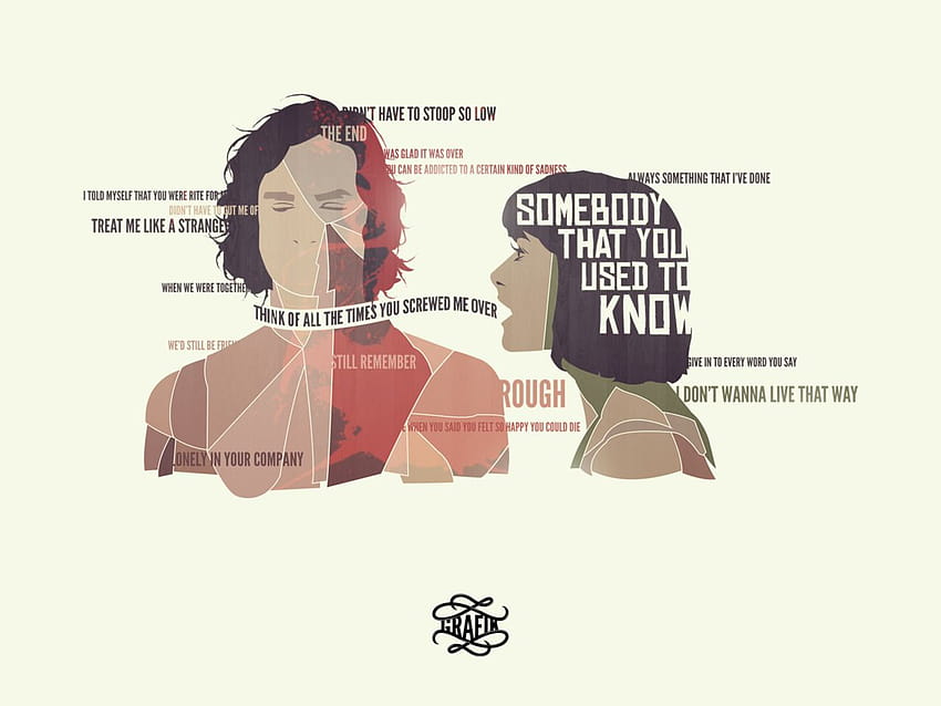 Somebody That I Used To Know, gotye HD wallpaper