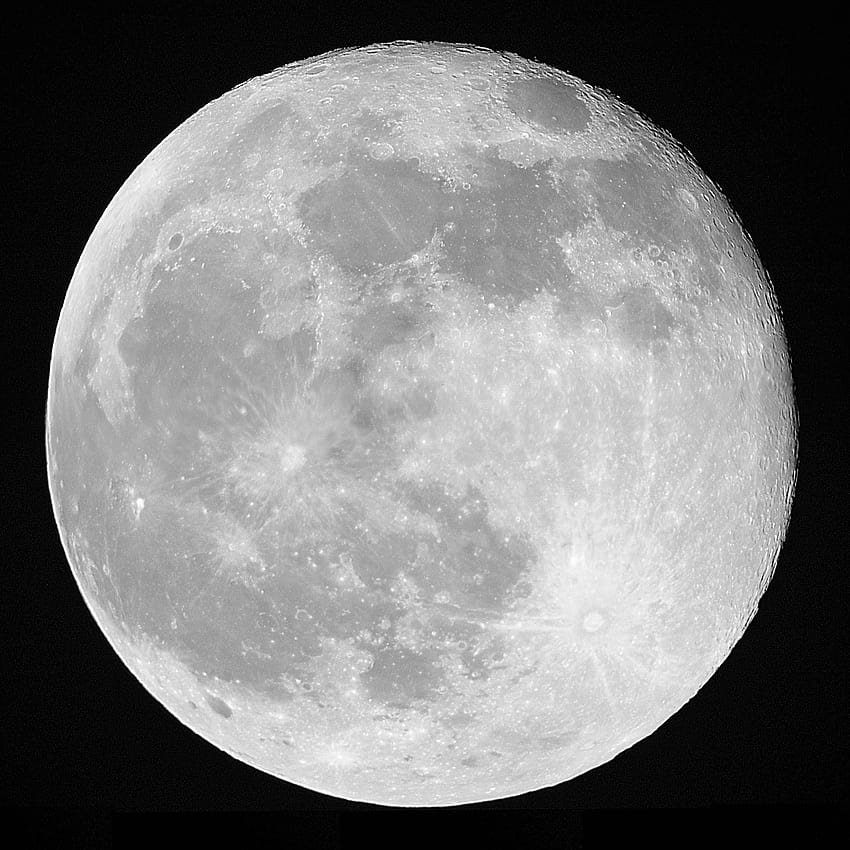 Moon/Full Moon BW, moon full screen HD phone wallpaper