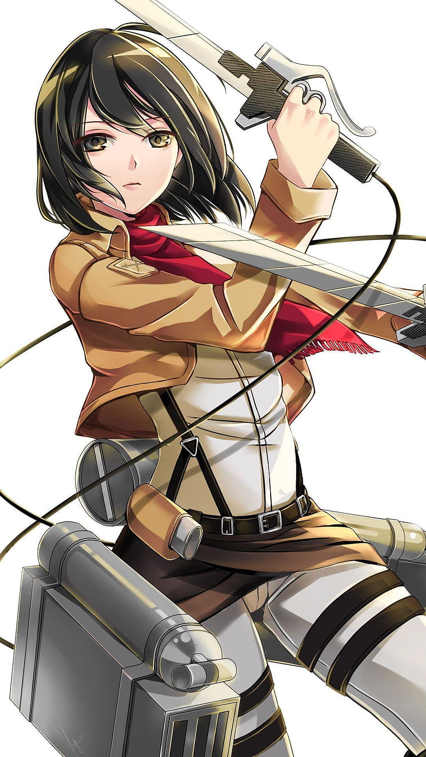 Mikasa Ackerman Mobile, serang titan mikasa ackerman wallpaper ponsel HD