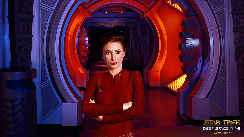 Star Trek Deep Space Nine Crew Major Kira by gazomg HD wallpaper