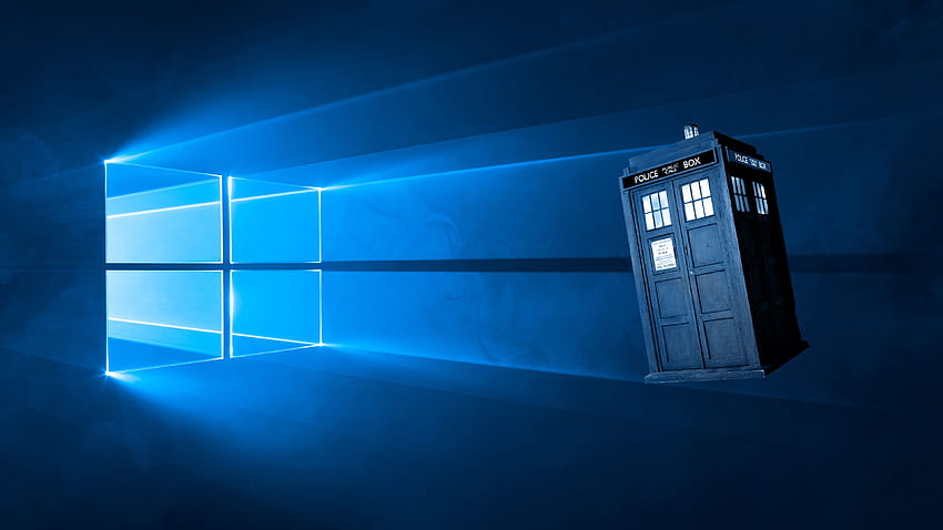 Doctor Who Windows 10, Tardis HD-Hintergrundbild