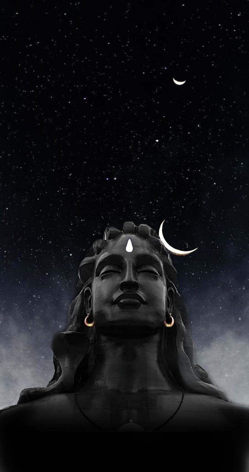 Mahadev gelap wallpaper ponsel HD