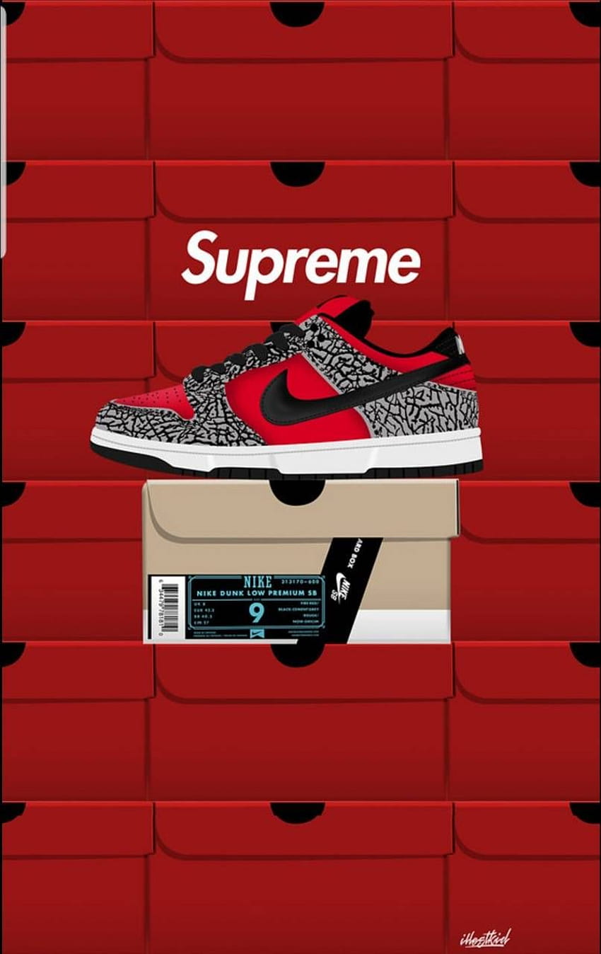 Nike Boxes, supreme shoes HD phone wallpaper