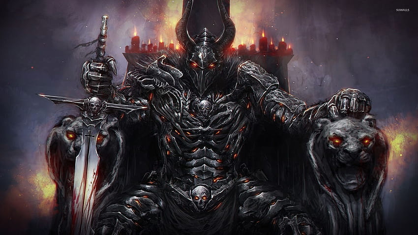 Warrior King, dark king HD wallpaper