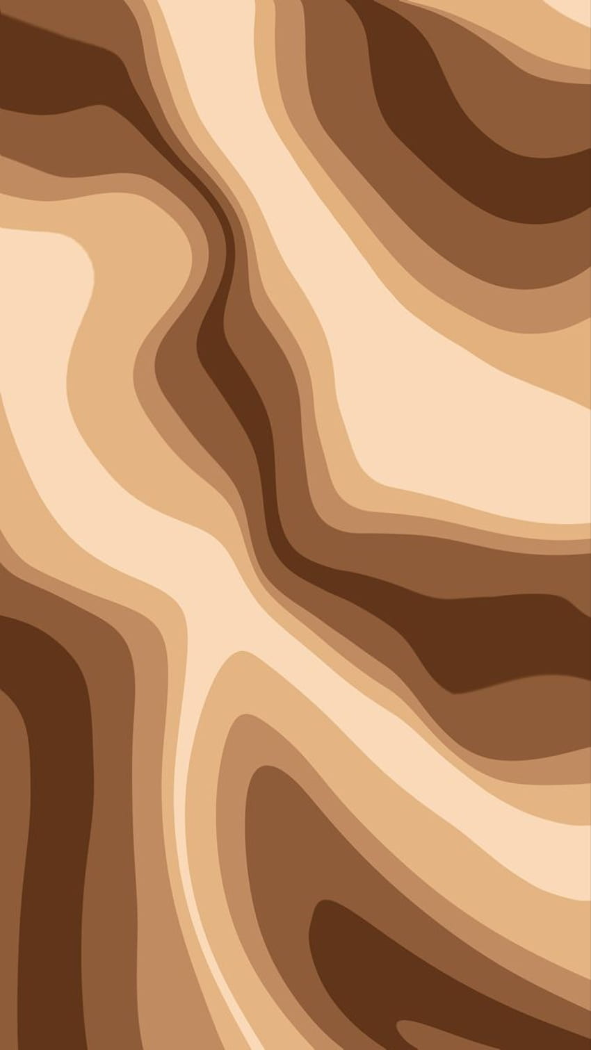 brown retro, brown pattern HD phone wallpaper