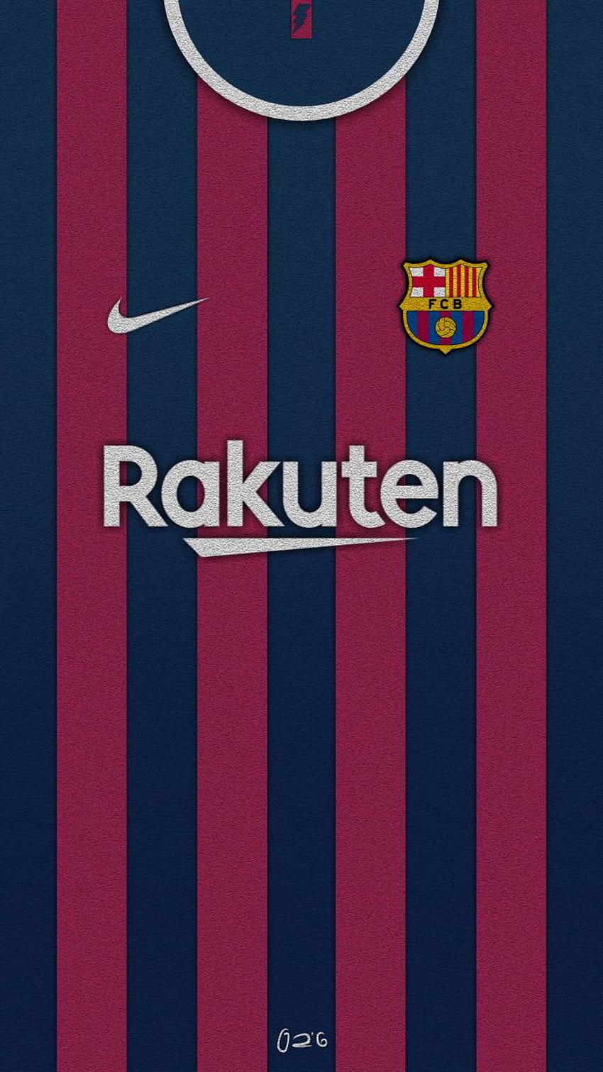 Barcelona Kit by omer026, football jersey HD phone wallpaper