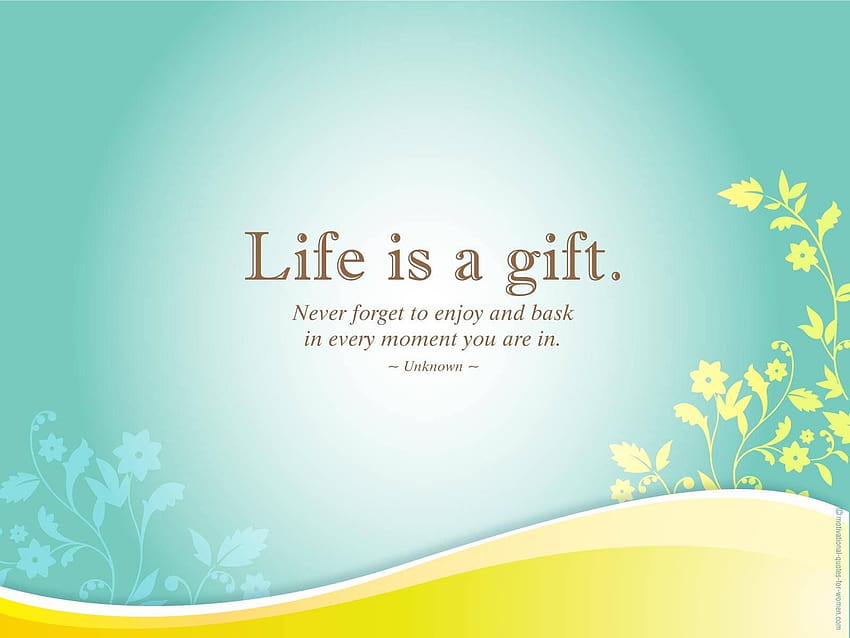 Positive Inspirational Quotes About Life, women gifts HD wallpaper