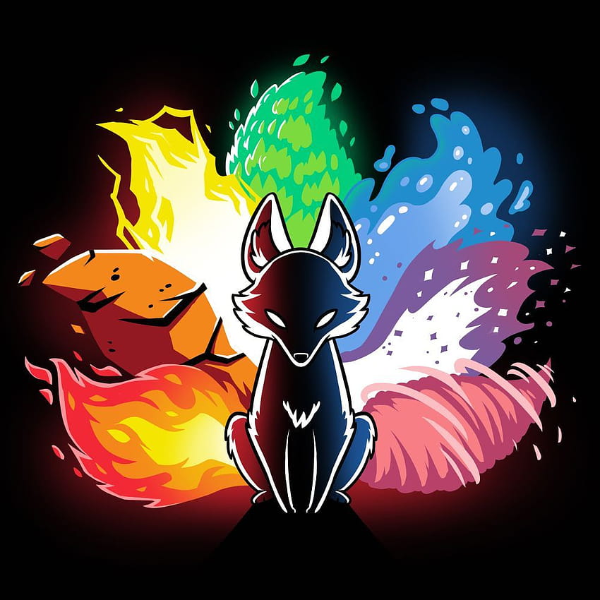 Elementar Kitsune, Feuerelementarfuchs HD-Handy-Hintergrundbild