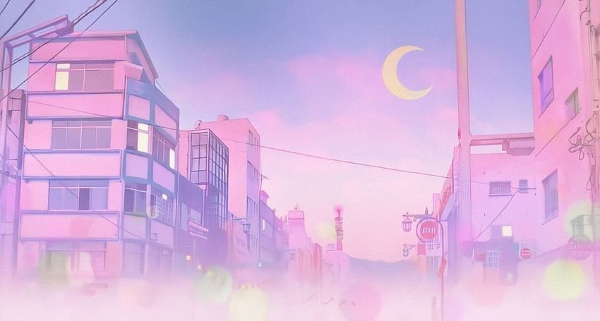 Kawaii Laptop Pink, kawaii anime pink HD wallpaper