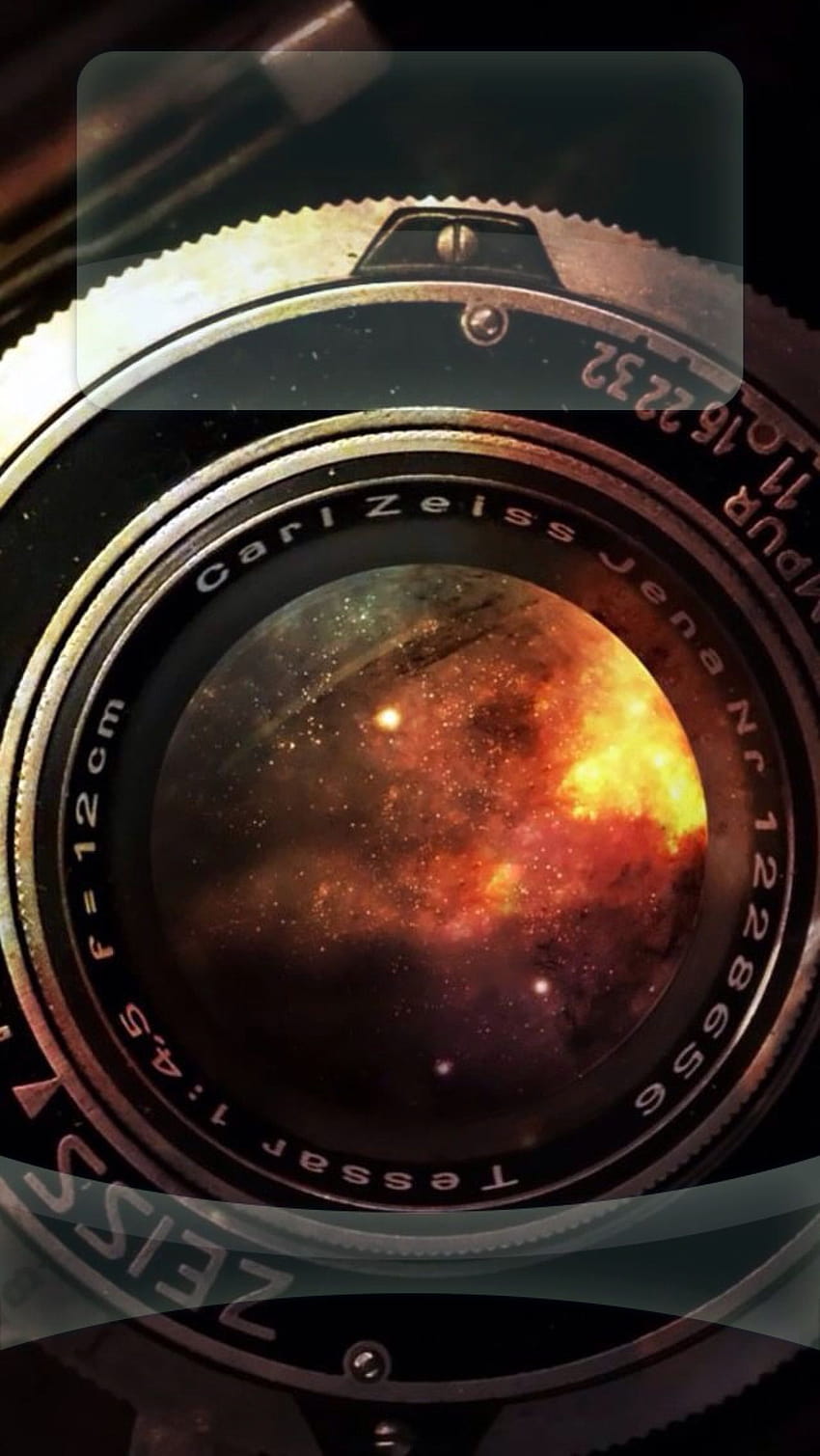↑↑TAP AND GET THE APP! Lockscreens Art Creative Space Stars Carl Zeiss Camera Black iPh… HD phone wallpaper