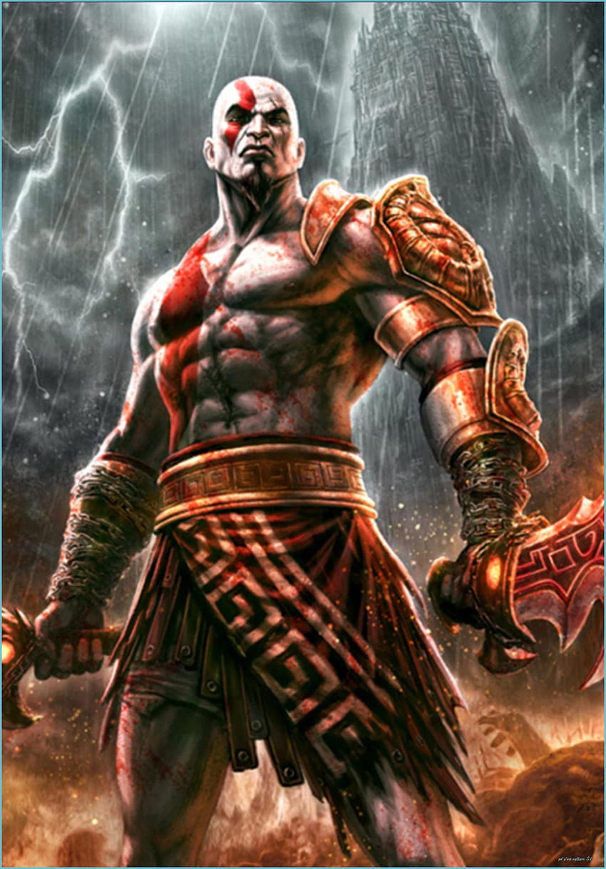 Kratos von God Of War Mobile, Kratos HD-Handy-Hintergrundbild