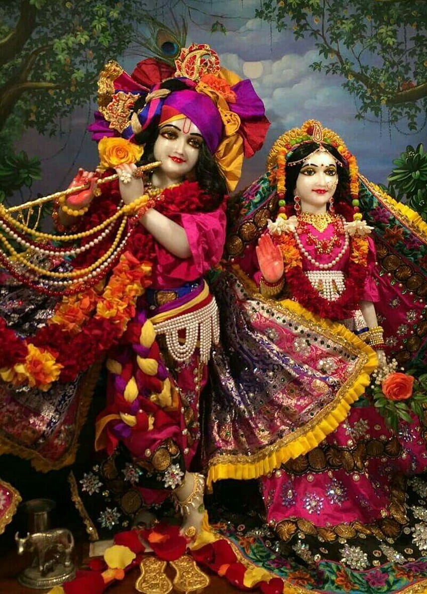 Beautiful Krishna, cute radha krishna HD phone wallpaper