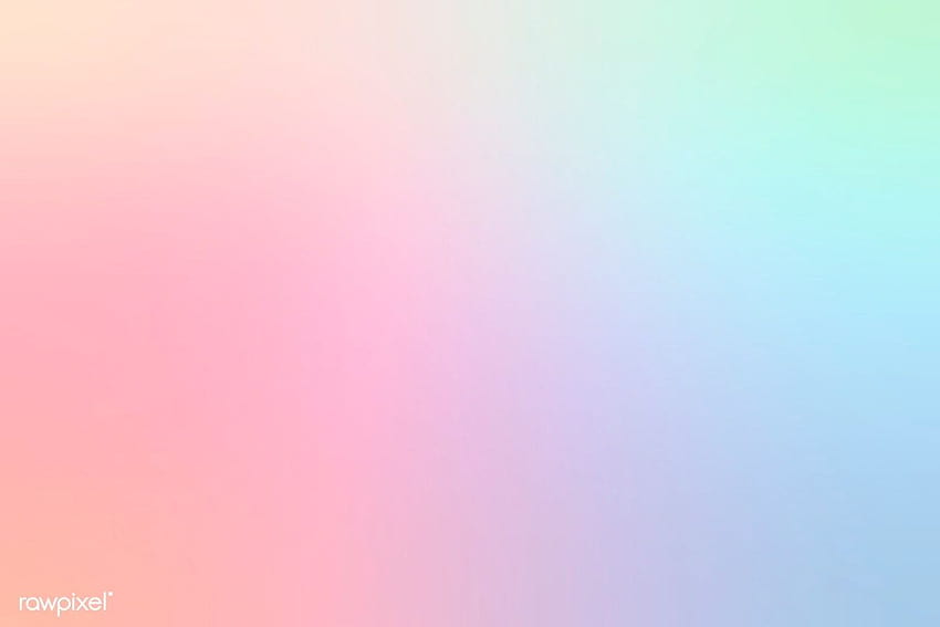 Desain latar belakang gradien holografik berwarna-warni, tumblr gradien estetika Wallpaper HD
