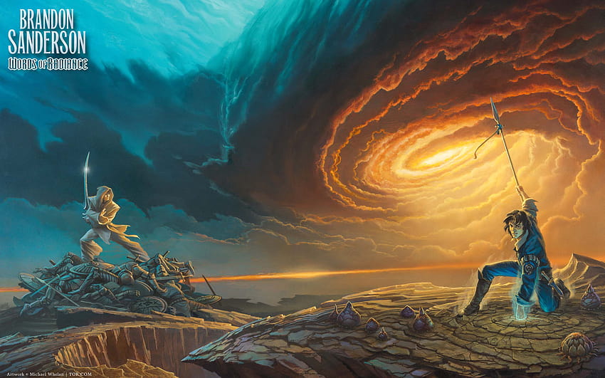 The second book in Brian Sanderson's, the wheel of time HD wallpaper