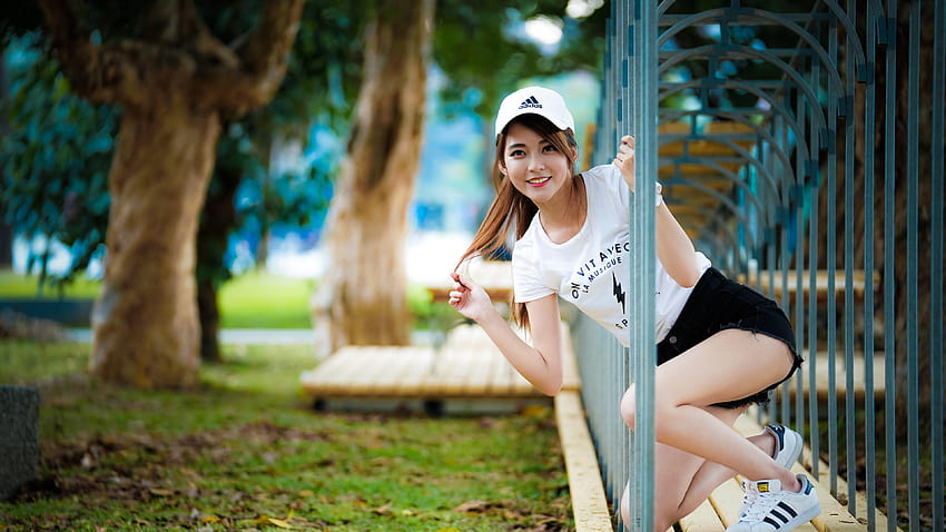 Smile Asian girl, channel 3840x2160 U, beautiful asian woman HD wallpaper