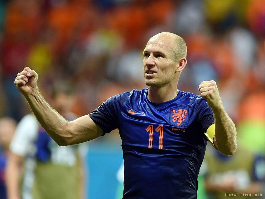Arjen Robben en la Copa Mundial de la FIFA 2014 fondo de pantalla