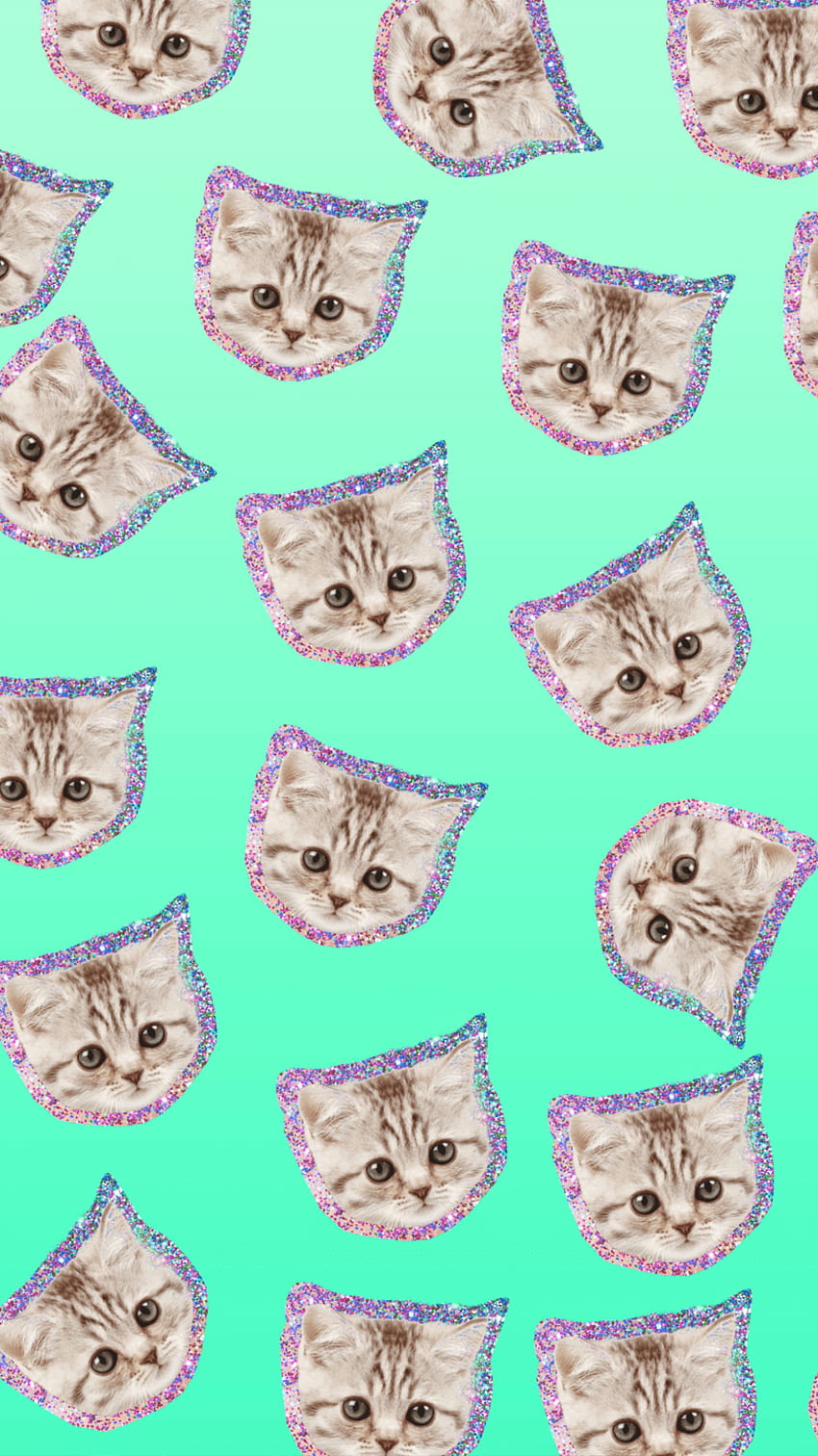 Glitter Kittens, kawaii kittens HD phone wallpaper | Pxfuel