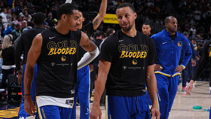 Какво означава „Златна кръв“? Warriors носят нови фланелки, слоган за 2022 NBA Playoffs, nba 2022 gsw HD тапет