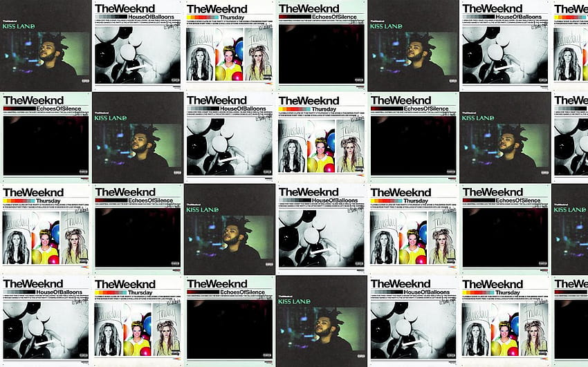 The Weeknd Kissland House Of Balloons Thursday Echoes « Tiled HD wallpaper