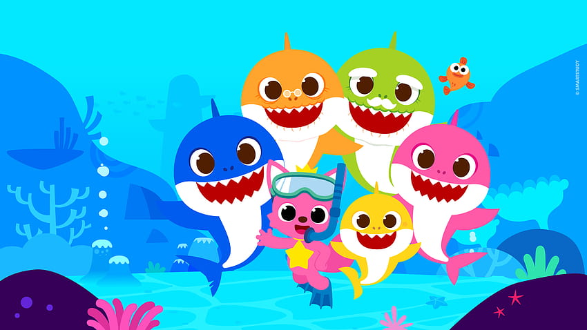 Assista Pinkfong! Bebê Tubarão Especial papel de parede HD