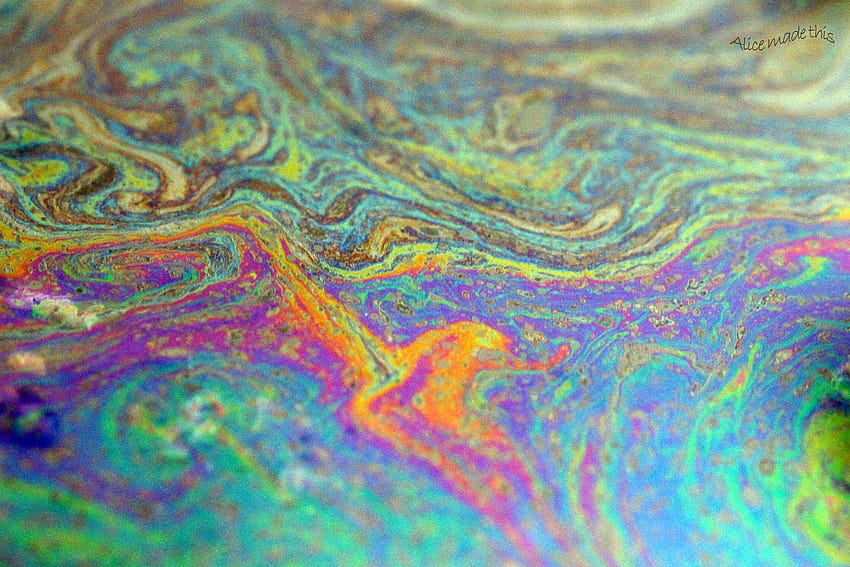 oil and water, oil spill HD wallpaper