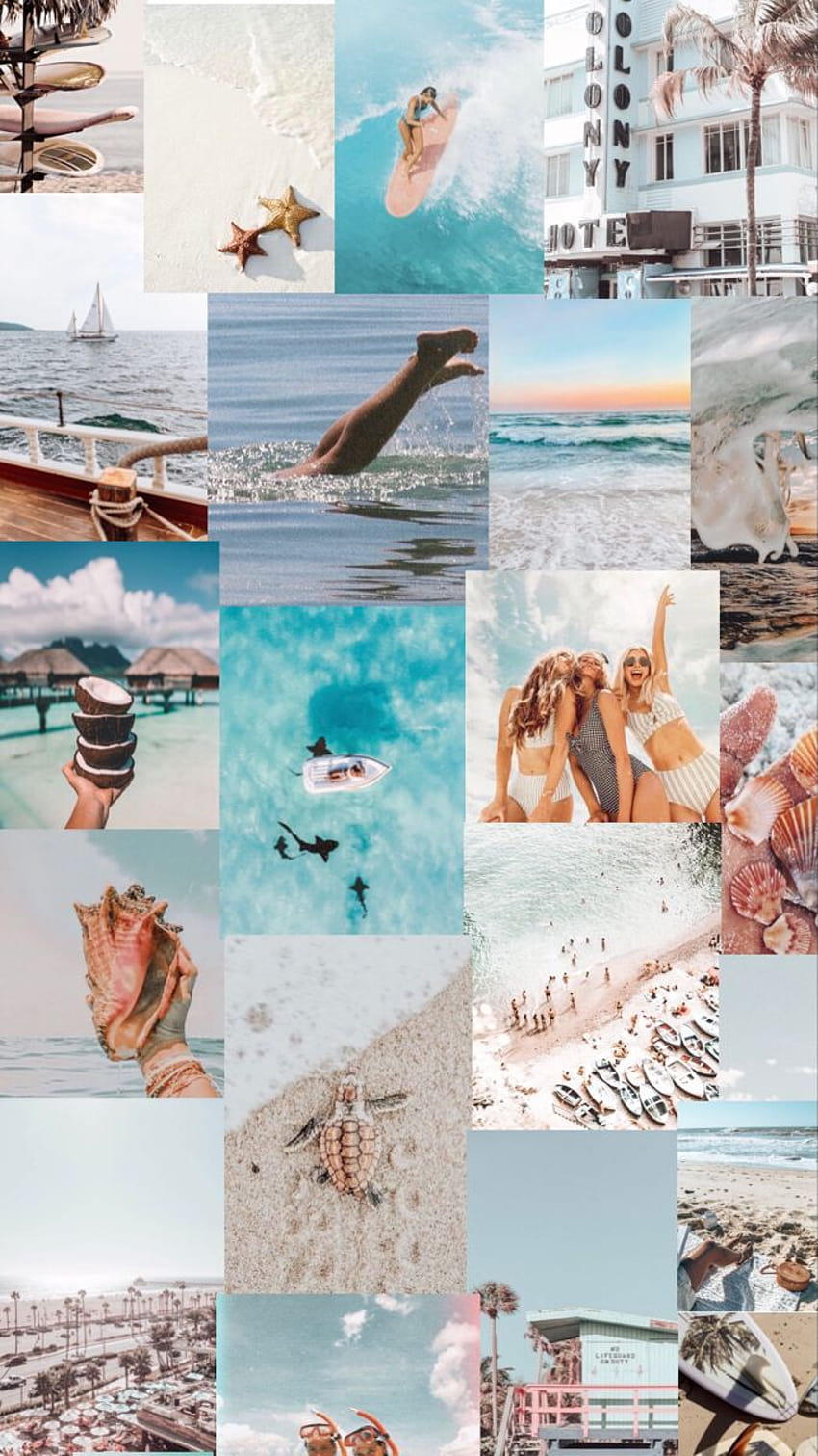 Aesthetic Pic Collage posted by Ryan Mercado, phone summer collage HD ...