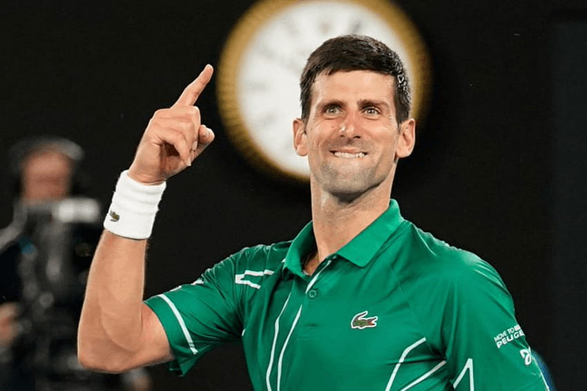 Novak Djokovic Australian Open 2020 HD-Hintergrundbild